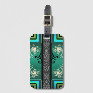 Etiqueta De Bagagem Tattoo Jade Design