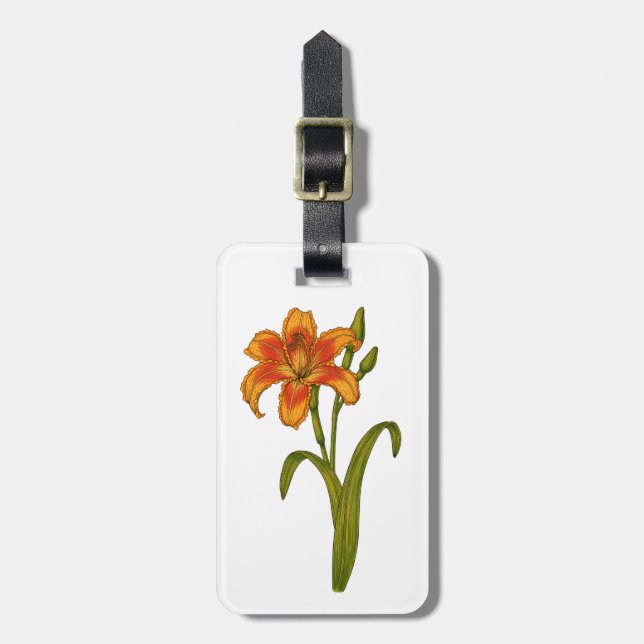 Etiqueta De Bagagem Tawny Daylily (Frente Vertical)