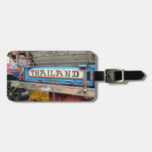 Etiqueta De Bagagem Táxi Tuk-Tuk Bangkok Tailândia