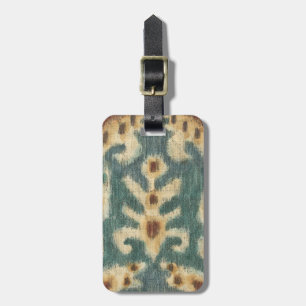 Etiqueta De Bagagem Tecido Decorativo de Ikat por Chariklia Zarris
