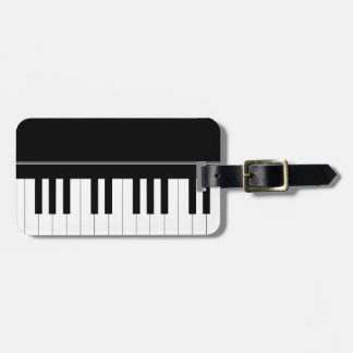 Etiqueta De Bagagem Teclado de piano