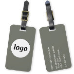Etiqueta De Bagagem Tecnologia Mínima de Logotipos para Sage<br><div class="desc">Design de logotipo simples para sua empresa. Substitua o logotipo e os detalhes por você e altere a cor de fundo na ferramenta design para personalizar. Ideal como um item de promocional para fornecer a clientes,  clientes e funcionários,  e para viagens de negócios e apresentações comerciais.</div>