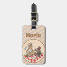 Etiqueta De Bagagem Teddy Bear Picnic