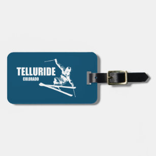 Etiqueta De Bagagem Telluride Colorado Skier