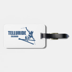 Etiqueta De Bagagem Telluride Colorado Skier