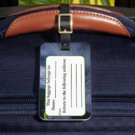 Etiqueta De Bagagem Tempestade Acrylic Pour Inspirada