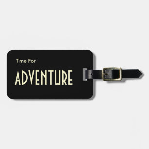 Etiqueta De Bagagem Tempo Para Adventure Modern Personalize