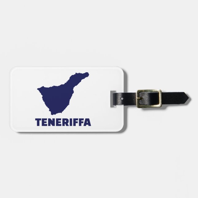 Etiqueta De Bagagem Teneriffa (Frente Horizontal)