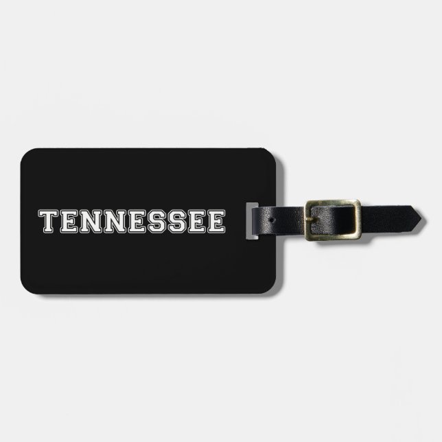 Etiqueta De Bagagem Tennessee (Frente Horizontal)