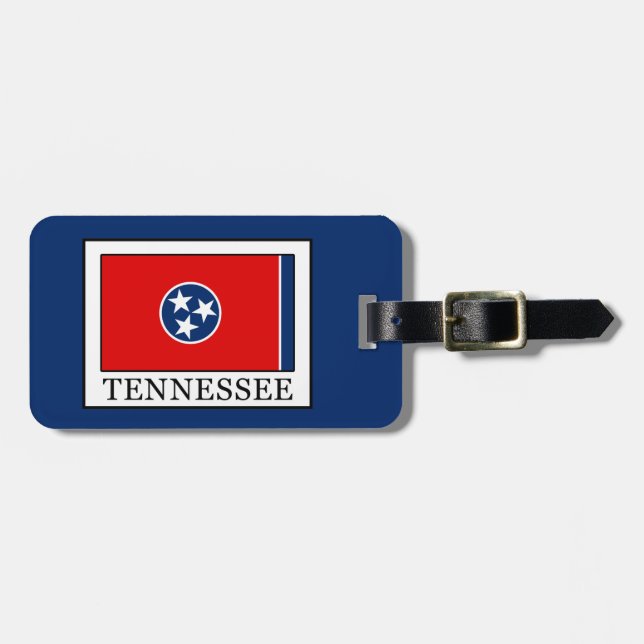 Etiqueta De Bagagem Tennessee (Frente Horizontal)