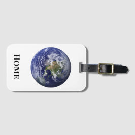 Etiqueta De Bagagem Terra do Espaço, Marble Azul pela NASA