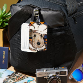 ETIQUETA DE BAGAGEM TERRIER AIREDALE