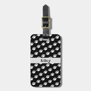 Etiqueta De Bagagem Teste padrão branco personalizado do impressão d