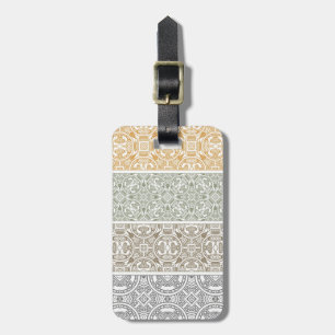 Etiqueta De Bagagem Teste padrão decorativo