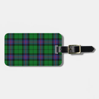 Etiqueta De Bagagem Teste padrão do Tartan de Armstrong