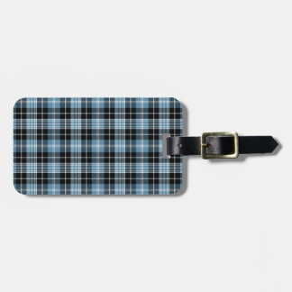 Etiqueta De Bagagem Teste padrão do Tartan de Clark