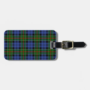 Etiqueta De Bagagem Teste padrão do Tartan de Colquhoun