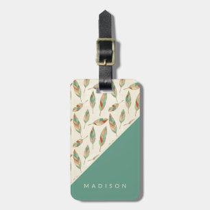 Etiqueta De Bagagem Teste padrão geométrico da pena de etapa   de Ge