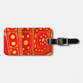 Etiqueta De Bagagem Teto do Pavilhão Tailandês