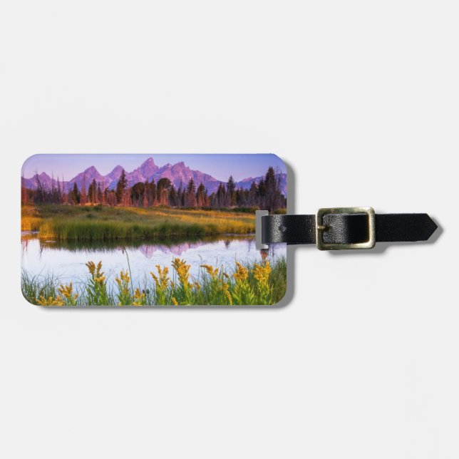 Etiqueta De Bagagem Teton Sunrise (Frente Horizontal)
