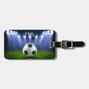 Etiqueta De Bagagem Texto personalizado Marca de bagagem do estádio S