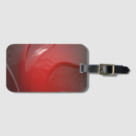 Etiqueta De Bagagem textura plástica vermelha-escura