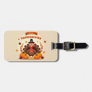 Etiqueta De Bagagem Thanksgiving large chicken