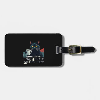 Etiqueta De Bagagem That's What I Do I Drink Coffee I Hate People And