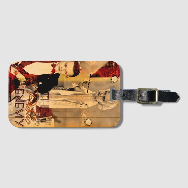 Etiqueta De Bagagem The Gangster's Blonde Girl (Frente Horizontal)