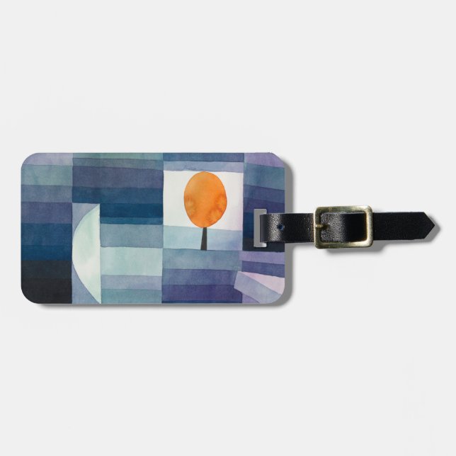 Etiqueta De Bagagem The Harbinger do outono, Cubismo - Pintura Famosa (Frente Horizontal)