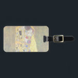 Etiqueta De Bagagem The Kiss (original Der Kuss) por Gustav Klimt<br><div class="desc">Beijo (1907-1908). Artista: Gustav Klimt (1862-1918). O Beijo (original Der Kuss) é provavelmente o trabalho mais famoso de Gustav Klimt. Começou a trabalhar nesse sentido em 1907 e é o ponto alto do seu chamado "Período Ouro". O Beijo é uma vintage Era Vitoriana Simbiolismo belo amor pela arte e pintura...</div>