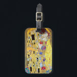 Etiqueta De Bagagem The Kiss (original Der Kuss) por Gustav Klimt<br><div class="desc">Beijo (1907-1908). Artista: Gustav Klimt (1862-1918). O Beijo (original Der Kuss) é provavelmente o trabalho mais famoso de Gustav Klimt. Começou a trabalhar nesse sentido em 1907 e é o ponto alto do seu chamado "Período Ouro". O Beijo é uma vintage Era Vitoriana Simbiolismo belo amor pela arte e pintura...</div>