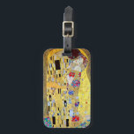 Etiqueta De Bagagem The Kiss (original Der Kuss) por Gustav Klimt<br><div class="desc">Beijo (1907-1908). Artista: Gustav Klimt (1862-1918). O Beijo (original Der Kuss) é provavelmente o trabalho mais famoso de Gustav Klimt. Começou a trabalhar nesse sentido em 1907 e é o ponto alto do seu chamado "Período Ouro". O Beijo é uma vintage Era Vitoriana Simbiolismo belo amor pela arte e pintura...</div>