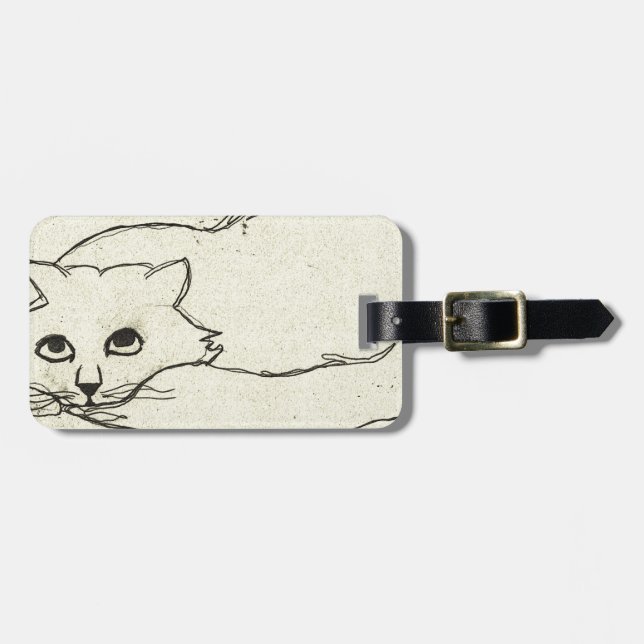 Etiqueta De Bagagem Thomas o gato (Frente Horizontal)