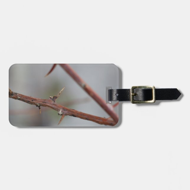 Etiqueta De Bagagem Thorns (Frente Horizontal)
