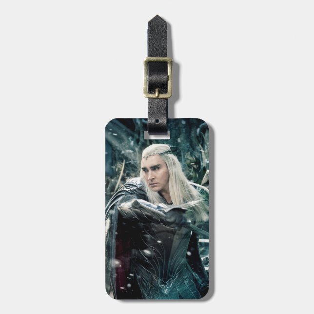 Etiqueta De Bagagem Thranduil Na Batalha (Frente Vertical)