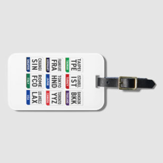 Etiqueta De Bagagem Three Letter Code