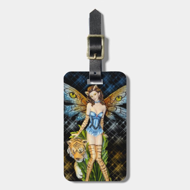 Etiqueta De Bagagem Tiger Fairy (Frente Vertical)