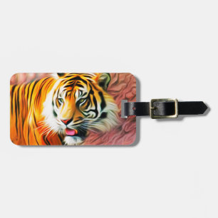 Etiqueta De Bagagem Tigre