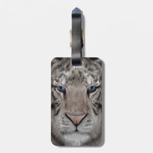 Etiqueta De Bagagem Tigre Branco