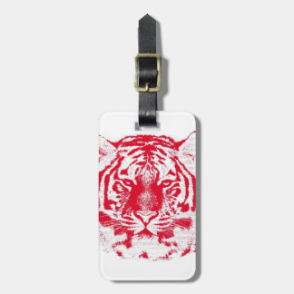 Etiqueta De Bagagem Tigre Face Fechada 4