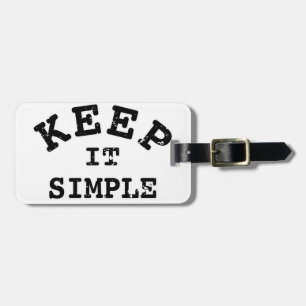 Etiqueta De Bagagem Típica Simples
