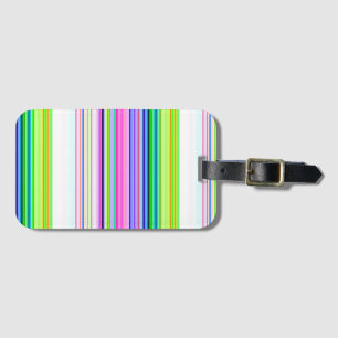 Etiqueta De Bagagem Tiras de neon coloridas a quente