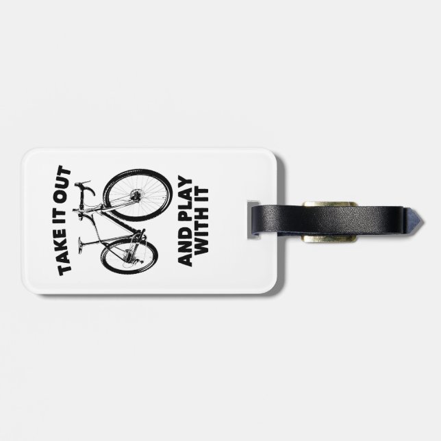 Etiqueta De Bagagem Tire-O E Brince Com Ele (Traseira Horizontal)