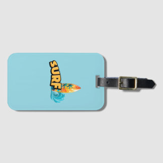 Etiqueta De Bagagem Toalha de Surf para Amantes de Surf 