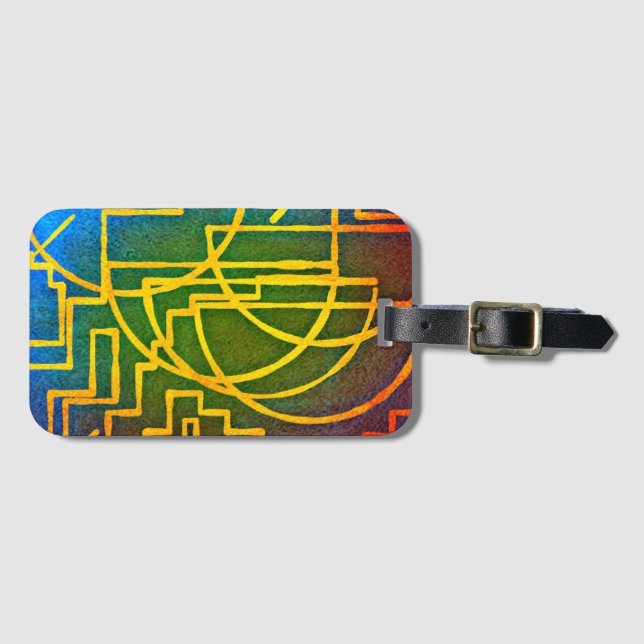 Etiqueta De Bagagem Tomb (Frente Horizontal)