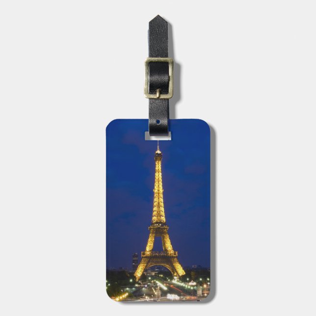 Etiqueta De Bagagem Torre Eiffel (Frente Vertical)