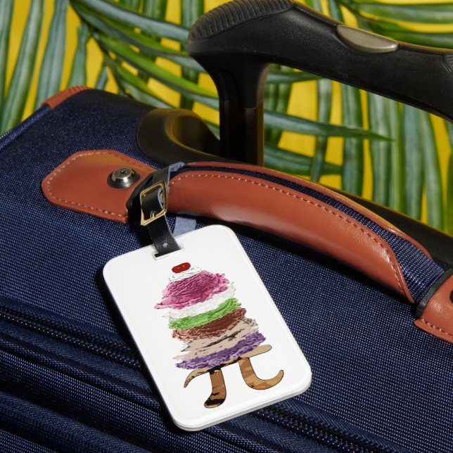 Etiqueta De Bagagem Torta à Moda (Frente Insitu 1)
