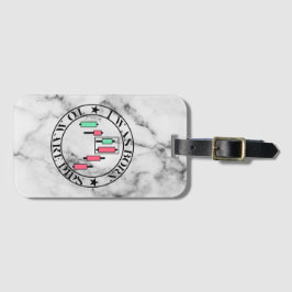 Etiqueta De Bagagem Trade Design | Bearish pattern Marble | Pips