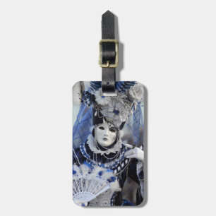 Etiqueta De Bagagem Traje azul